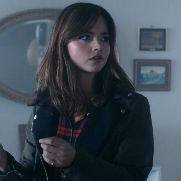 H&M Oversized Soft Plaid Button Down Shirt ASO Clara Oswald - Picture 9 of 9